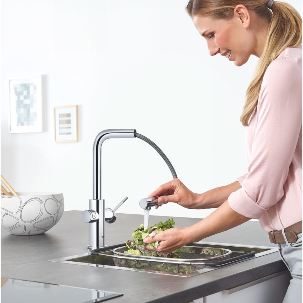 Змішувач для кухні Blue Home, хром (31539000) Grohe Змішувач для кухні Blue Home, хром (31539000) Grohe