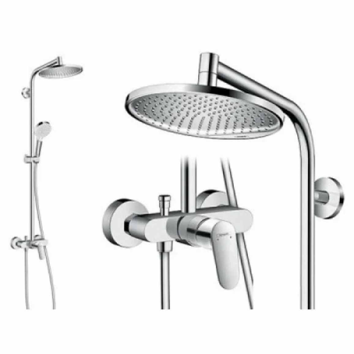 Душова система Hansgrohe Crometta S 240 1jet Showerpipe  Chrome Hansgrohe (27269000)