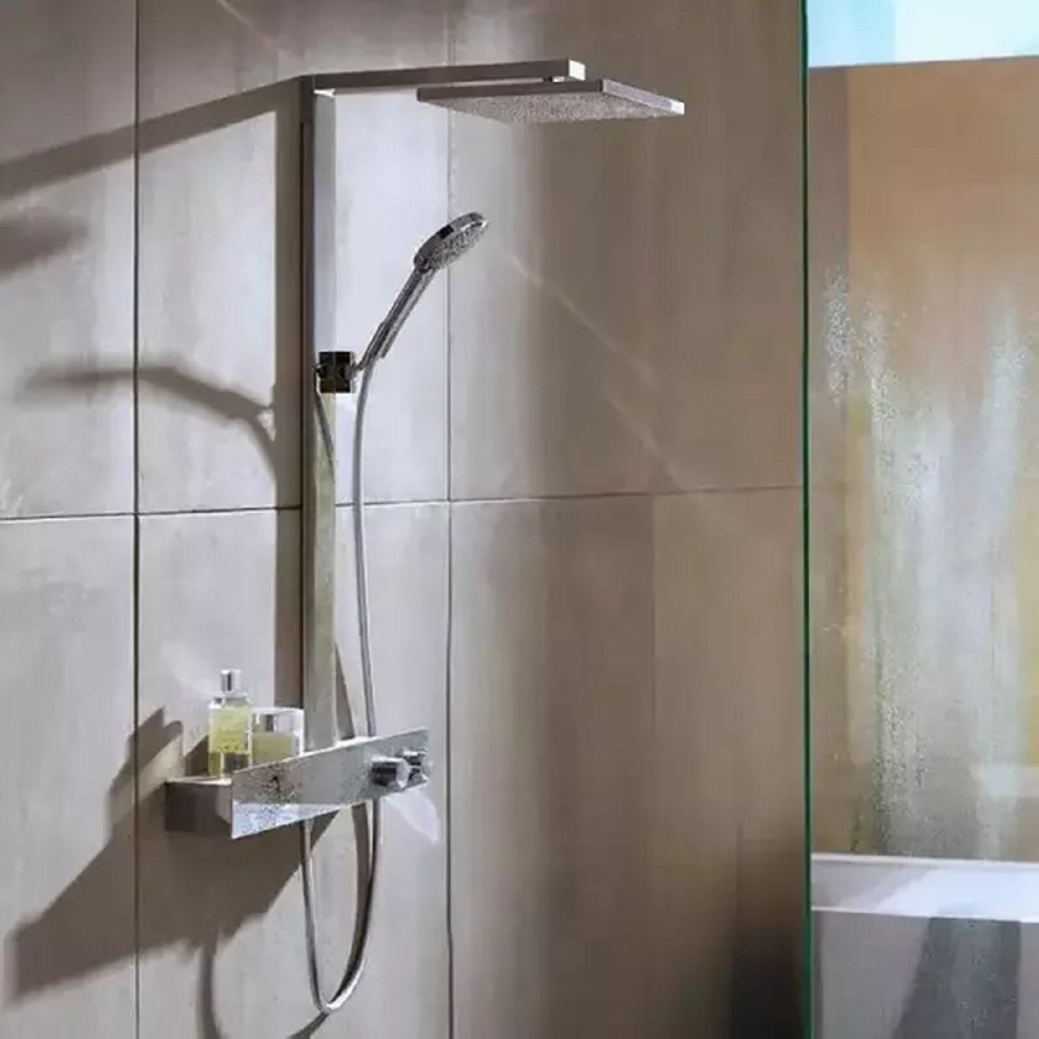 Душова система Raindance E Showerpipe 300 1jet з термостатом EcoSmart Chrome Hansgrohe (27362000) Душова система Raindance E Showerpipe 300 1jet з термостатом EcoSmart Chrome Hansgrohe (27362000)