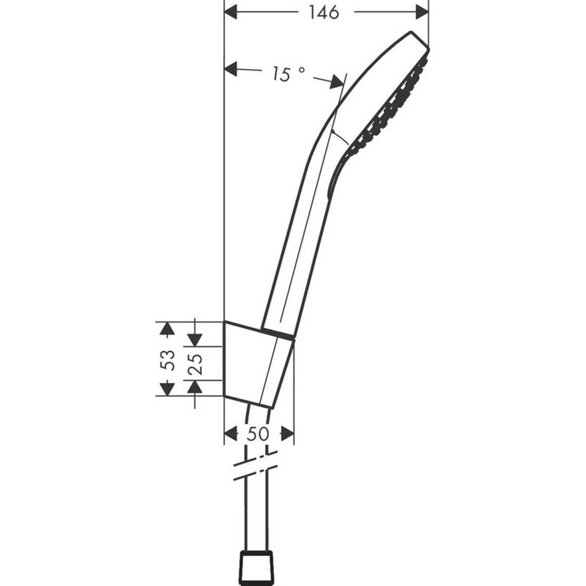 Душовий набір Hansgrohe Croma Select S Vario Porter 125 White/Chrome Hansgrohe (26421400) Душовий набір Hansgrohe Croma Select S Vario Porter 125 White/Chrome Hansgrohe (26421400)