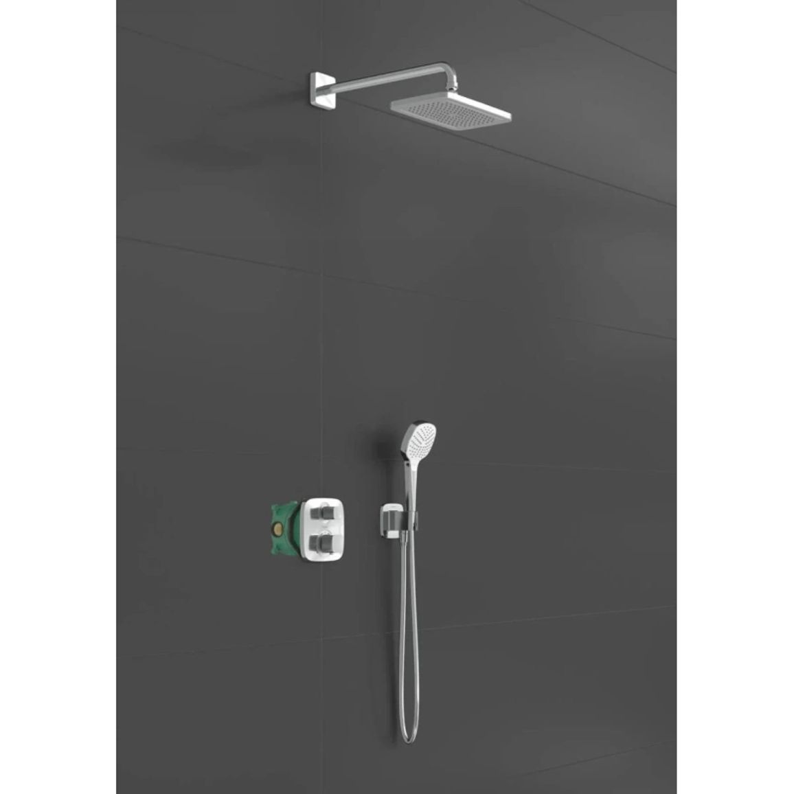 Душова система Hansgrohe Croma E 280 1jet Ecostat E 7в1 Chrome Hansgrohe (27953000) Душова система Hansgrohe Croma E 280 1jet Ecostat E 7в1 Chrome Hansgrohe (27953000)