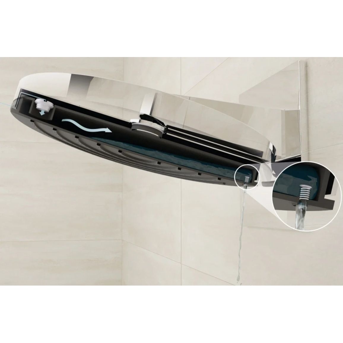 Душова система Hansgrohe Pulsify Showerpipe для ванної 260 1jet 400  Chrome Hansgrohe (24230000)