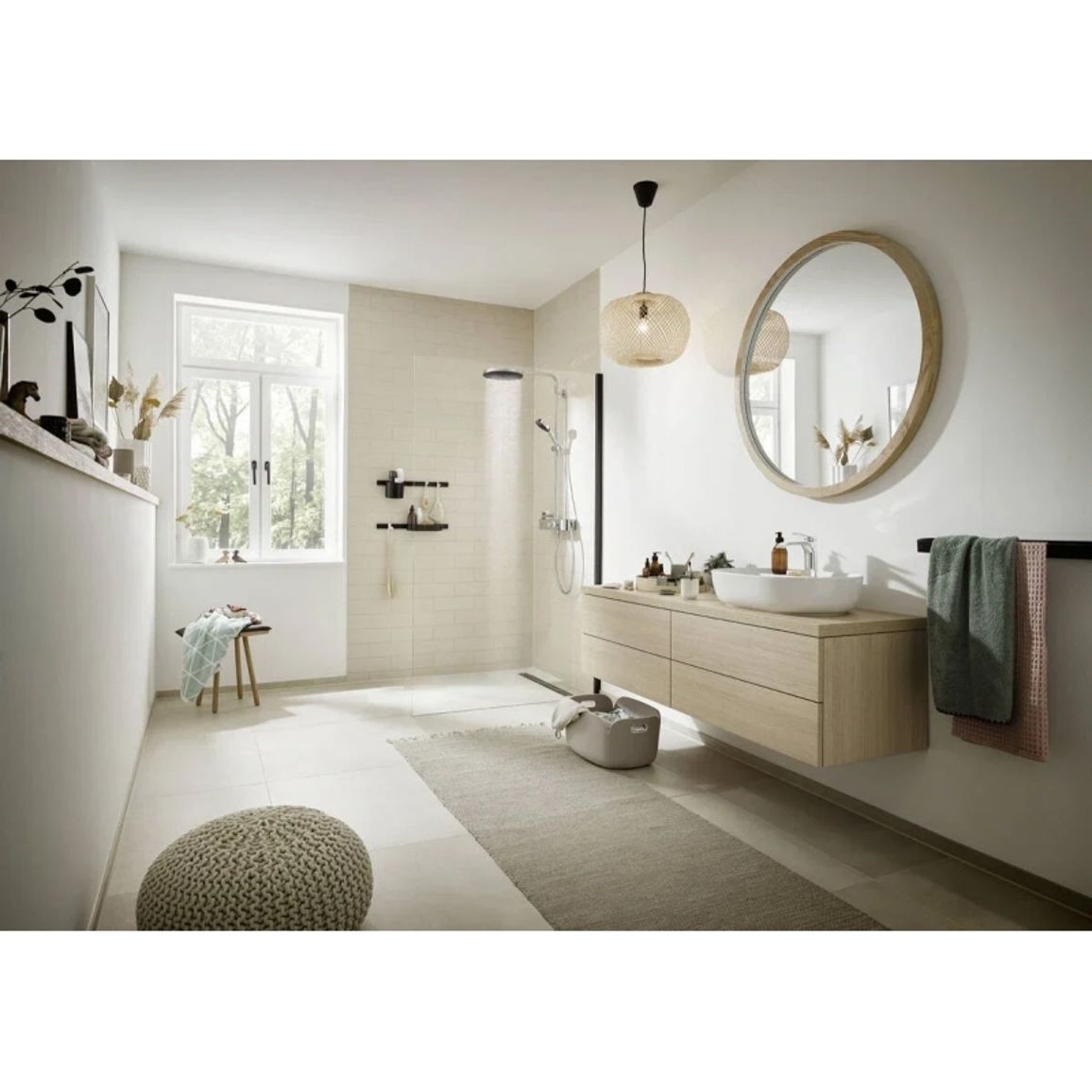 Душова система Hansgrohe Pulsify Showerpipe 260 1jet 400 EcoSmart Matt Black Hansgrohe (24221670) Душова система Hansgrohe Pulsify Showerpipe 260 1jet 400 EcoSmart Matt Black Hansgrohe (24221670)