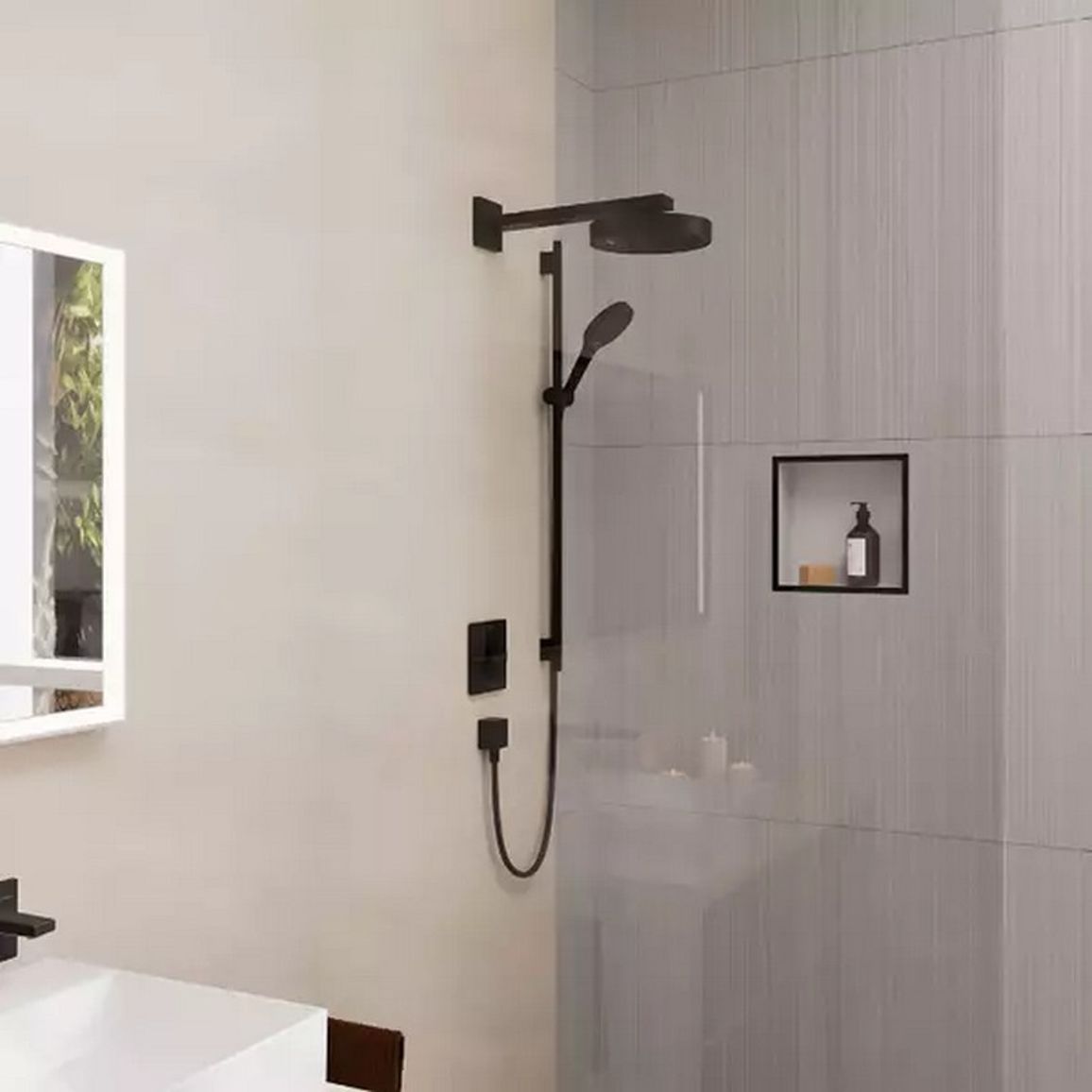 Верхній душ Hansgrohe Rainfinity 250 1jet Matt Black Hansgrohe (26228670) Верхній душ Hansgrohe Rainfinity 250 1jet Matt Black Hansgrohe (26228670)