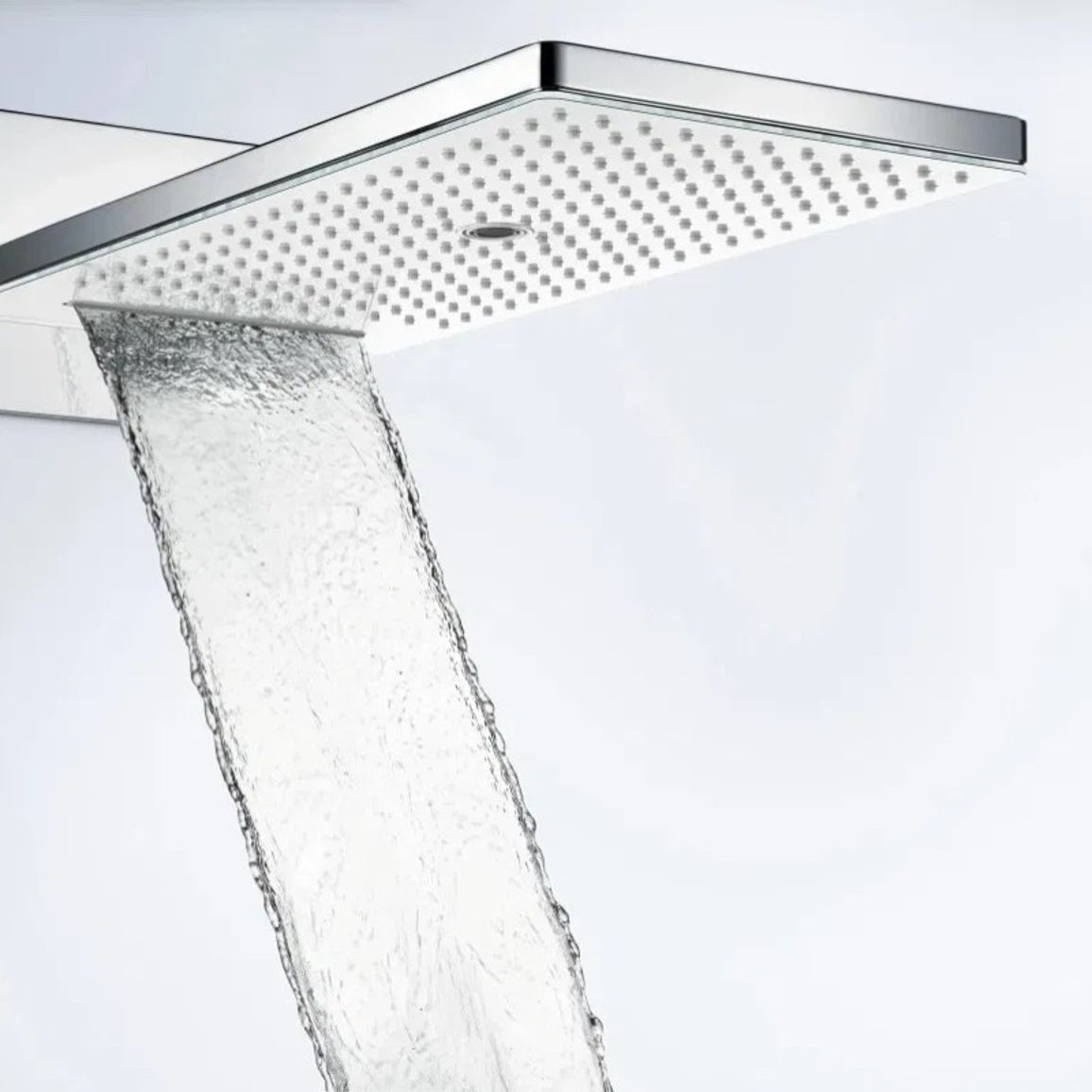 Верхній душ Rainmaker Select 586x258 White/Chrome Hansgrohe (24001400) Верхній душ Rainmaker Select 586x258 White/Chrome Hansgrohe (24001400)