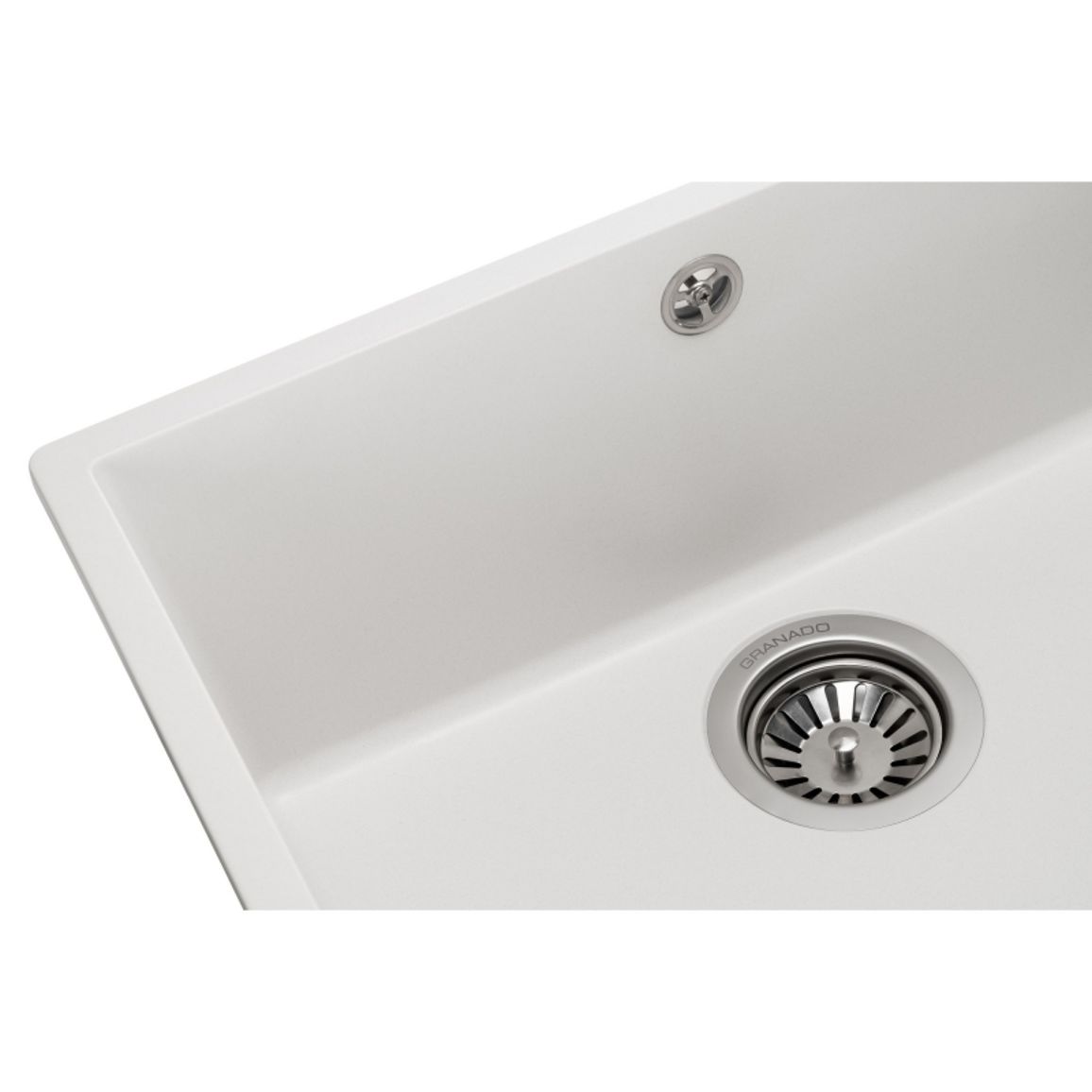 Мойка Under top L white (606*456mm.) гранит GRANADO