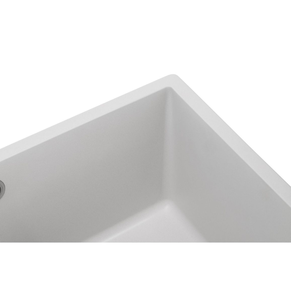 Мойка Under top L white (606*456mm.) гранит GRANADO