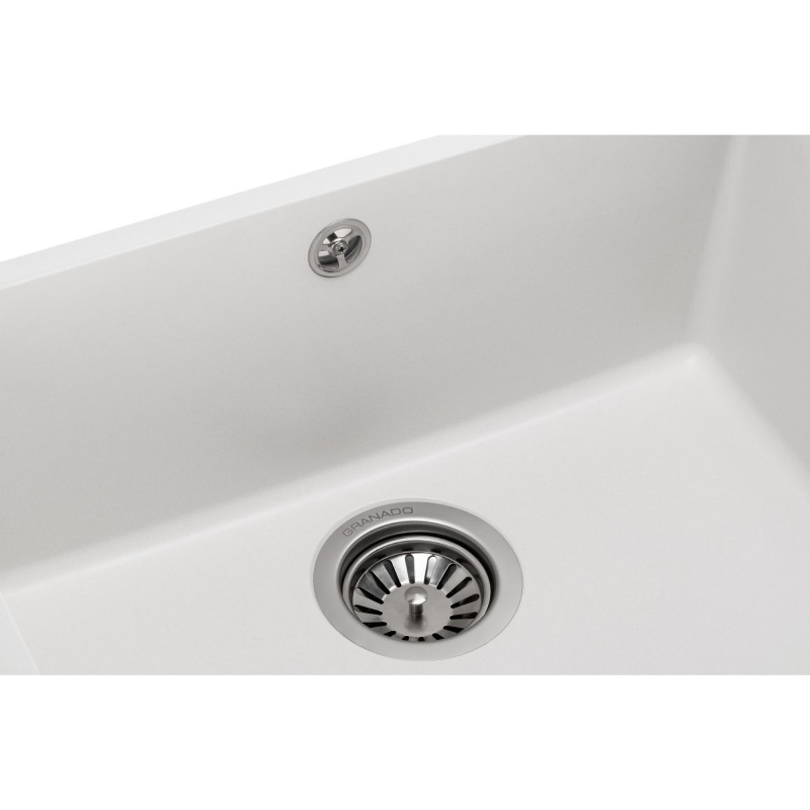 Мойка Under top L white (606*456mm.) гранит GRANADO