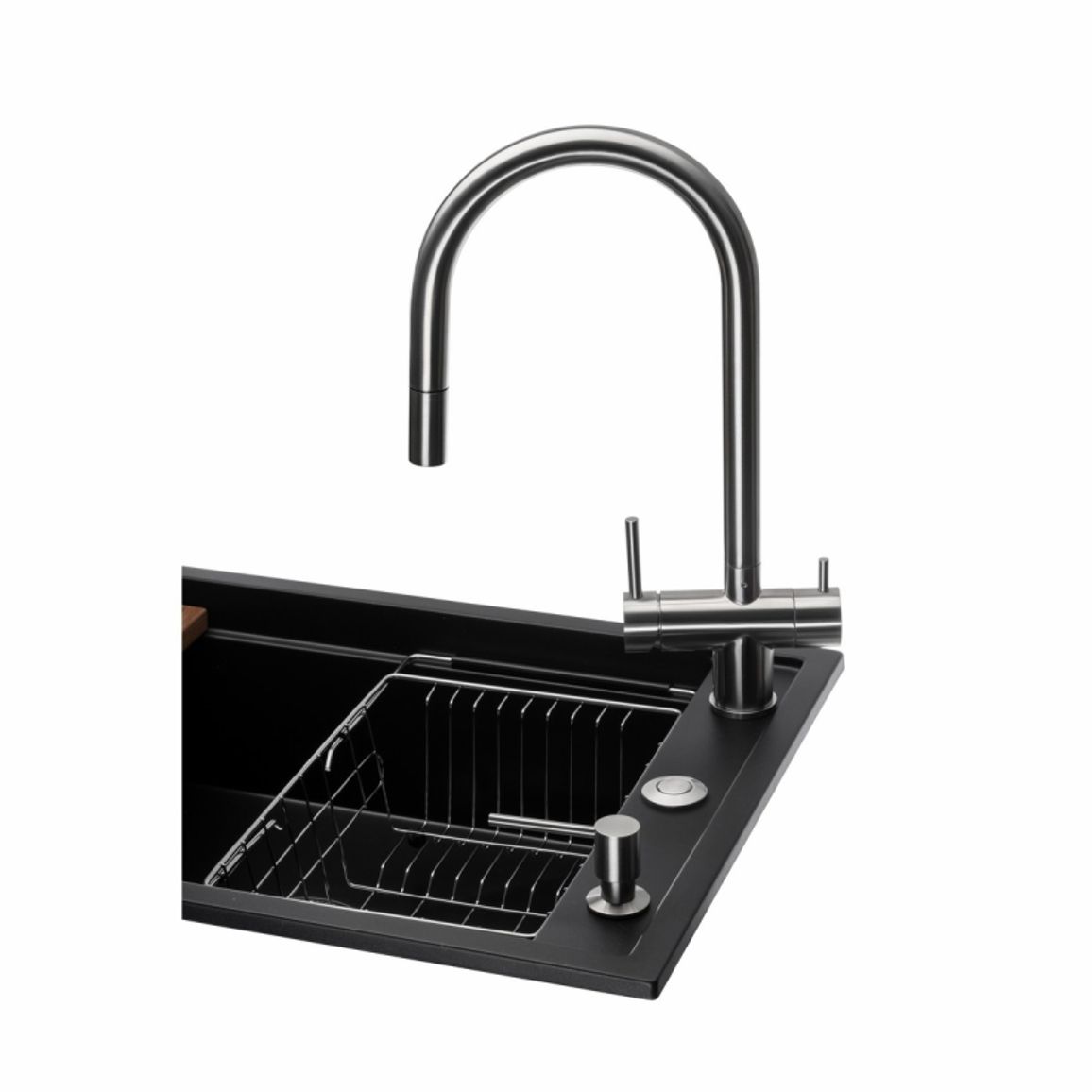 Кухонная станция GRANADO Royal Estella black shine гранит GRANADO Кухонная станция GRANADO Royal Estella black shine гранит GRANADO