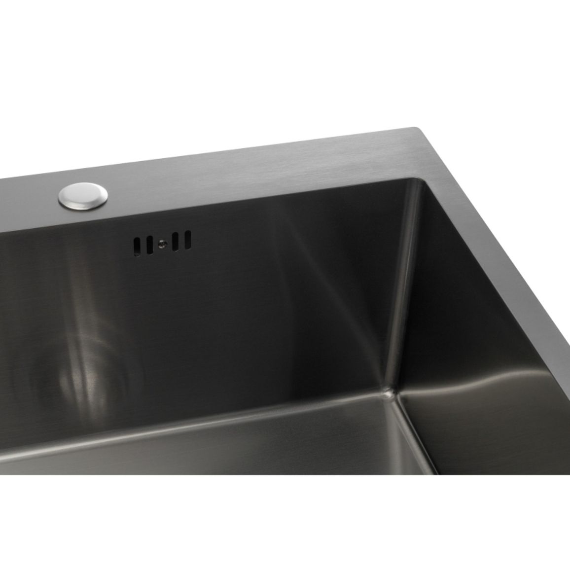 Мойка стальная Villena S201 black (580*500*220mm) GRANADO Мойка стальная Villena S201 black (580*500*220mm) GRANADO