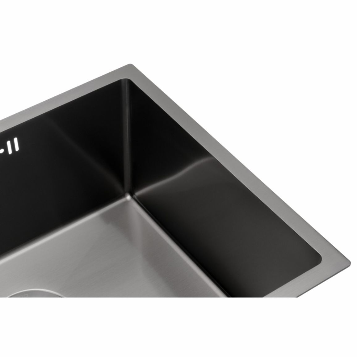 Мойка стальная Under top max STEEL S201 black (530*430*220mm) GRANADO Мойка стальная Under top max STEEL S201 black (530*430*220mm) GRANADO