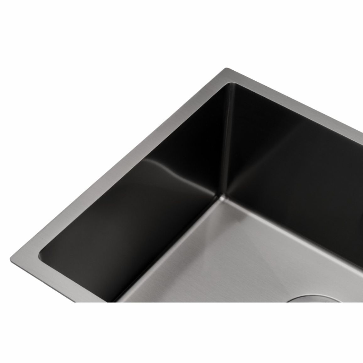 Мойка стальная Under top max STEEL S201 black (530*430*220mm) GRANADO Мойка стальная Under top max STEEL S201 black (530*430*220mm) GRANADO