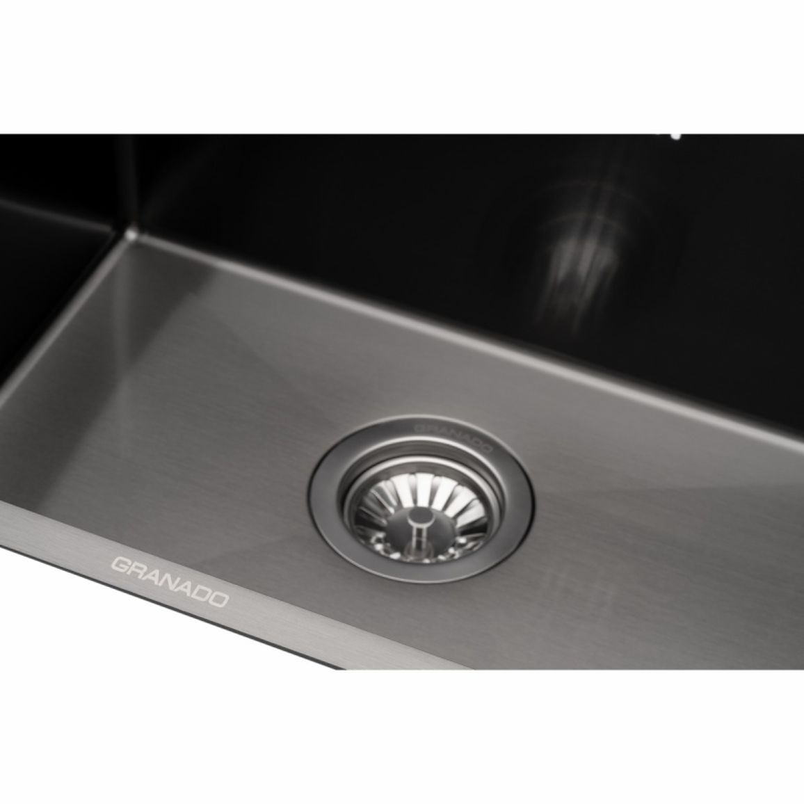 Мойка стальная Under top max STEEL S201 black (530*430*220mm) GRANADO Мойка стальная Under top max STEEL S201 black (530*430*220mm) GRANADO
