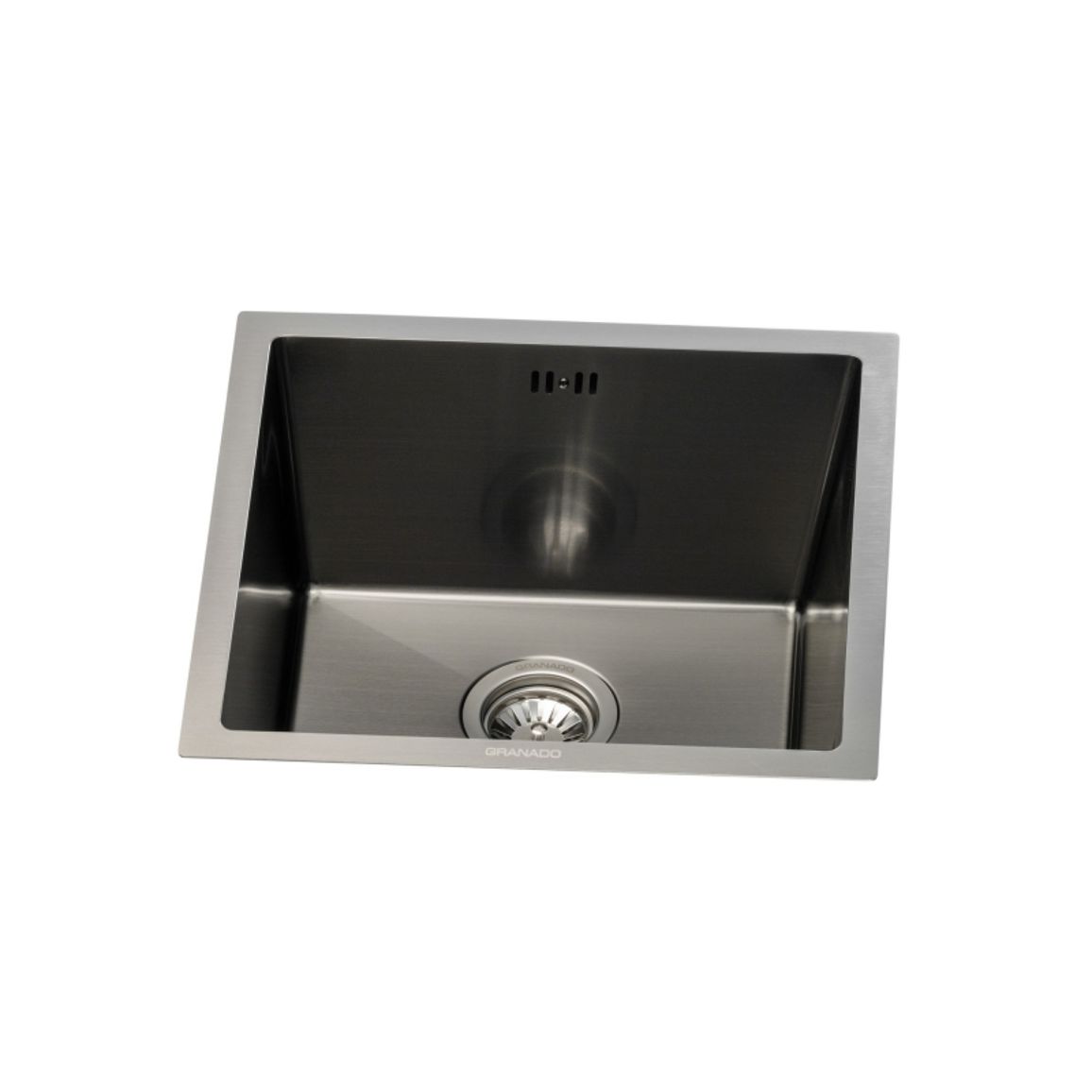 Мойка стальная Under top STEEL S201 black (450*430*220mm) GRANADO