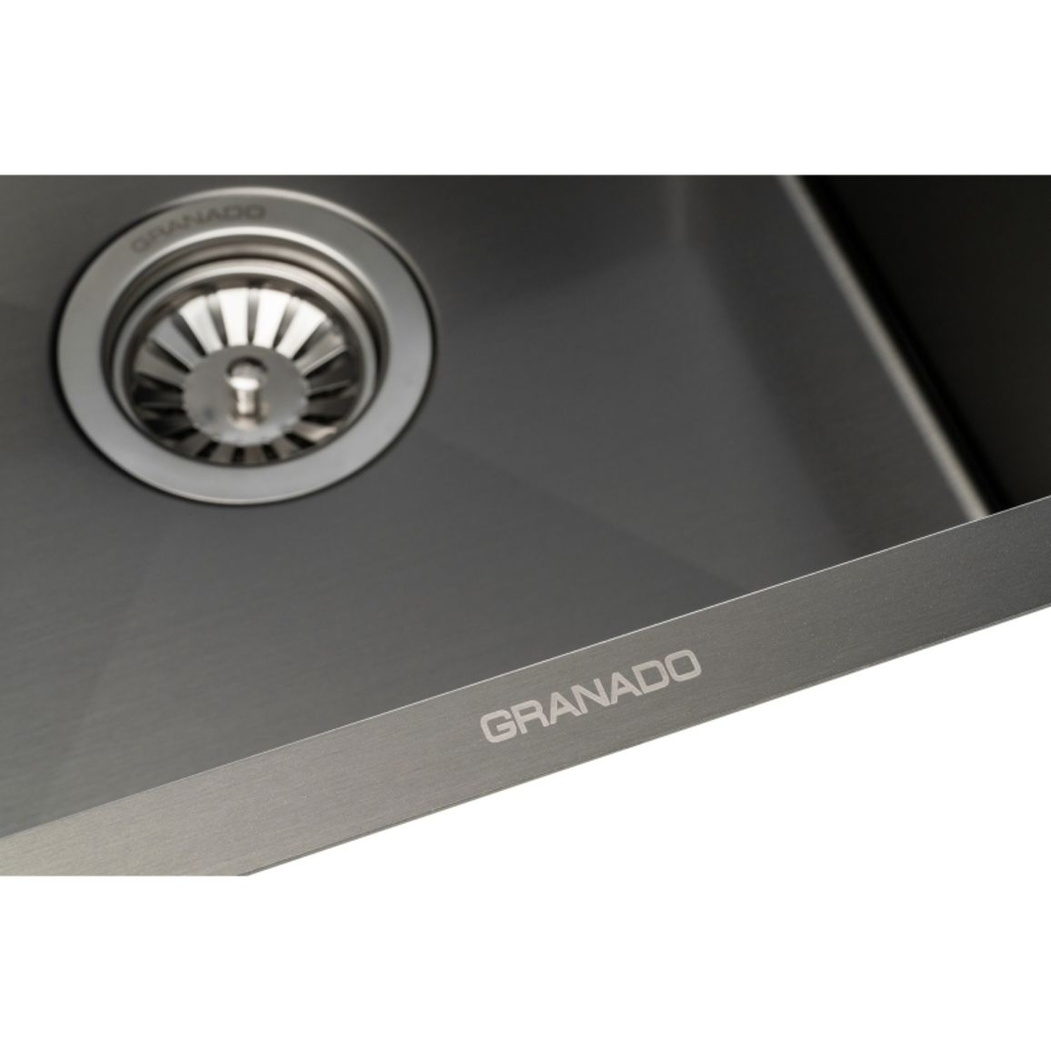 Мойка стальная Under top STEEL S201 black (450*430*220mm) GRANADO