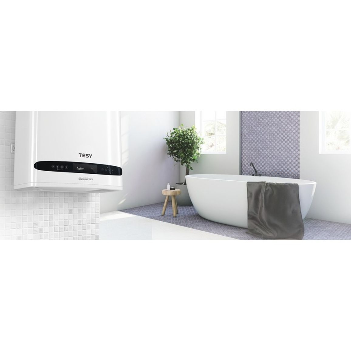 Водонагрівач Bellislimo Cloud плаский GCR 502722 E31 ECW , Wi-Fi, 50л. TESY