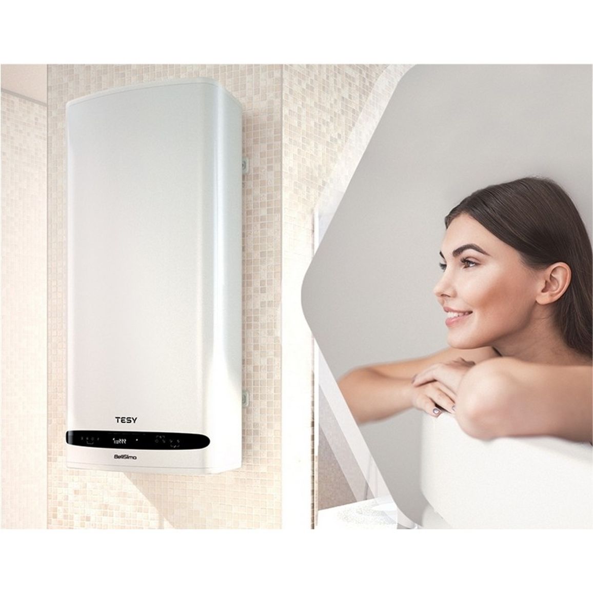 Водонагрівач Bellislimo Cloud плаский GCR 802722 E31 ECW , Wi-Fi, 80л. TESY