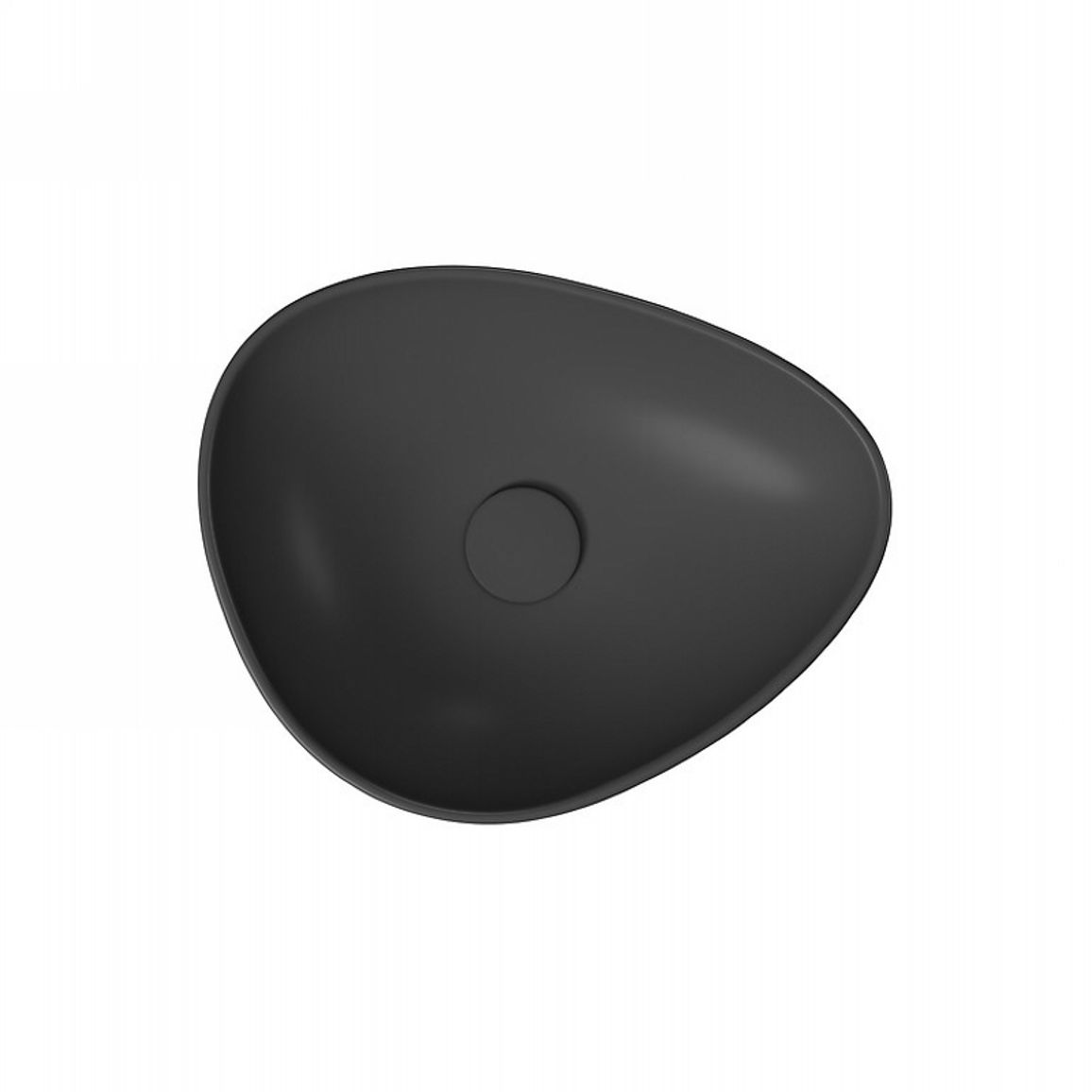 Умивальник на стільницю асиметричний MODUO 45 антрацит Cersanit
