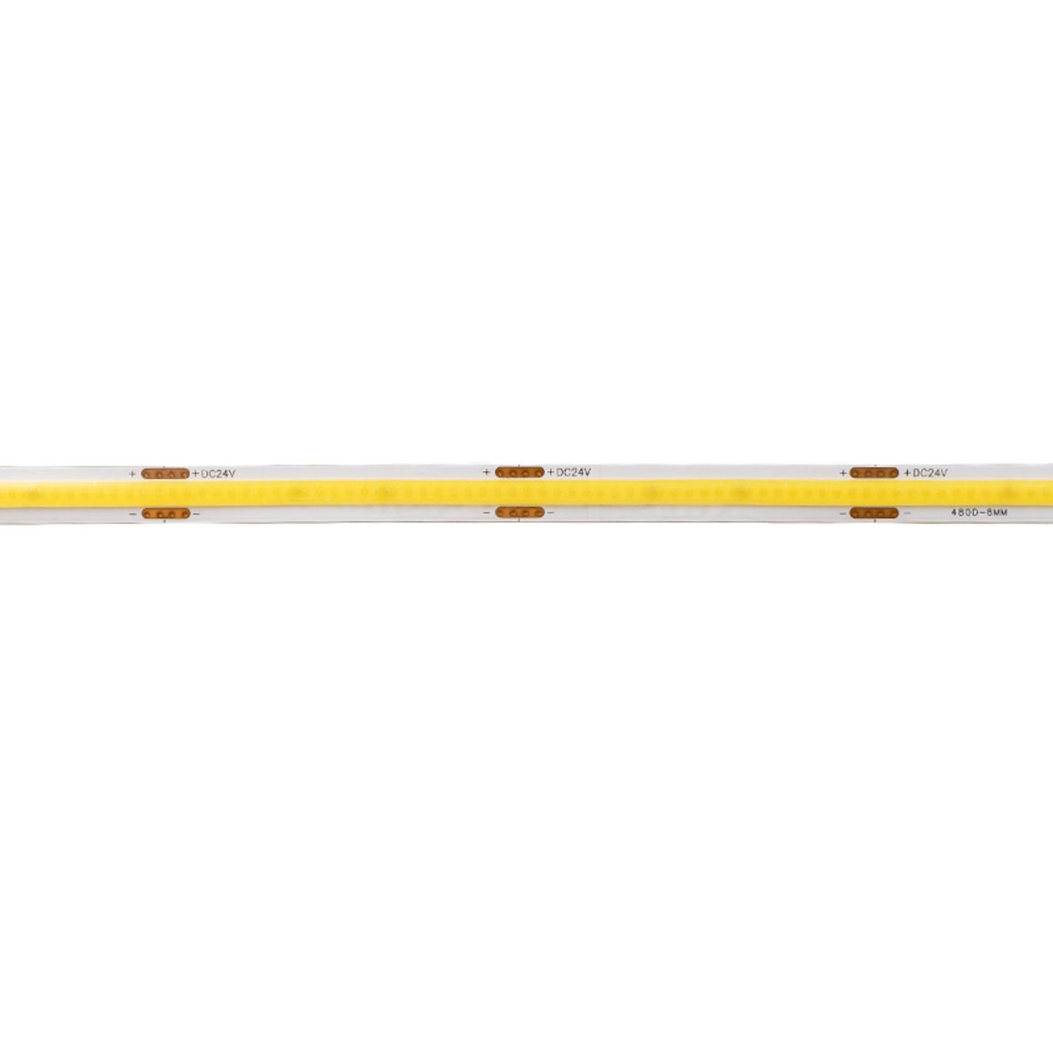 LED-лента COB, 480 LEDs/m, 10W, 24V, IP65, холодный свет, 6500К