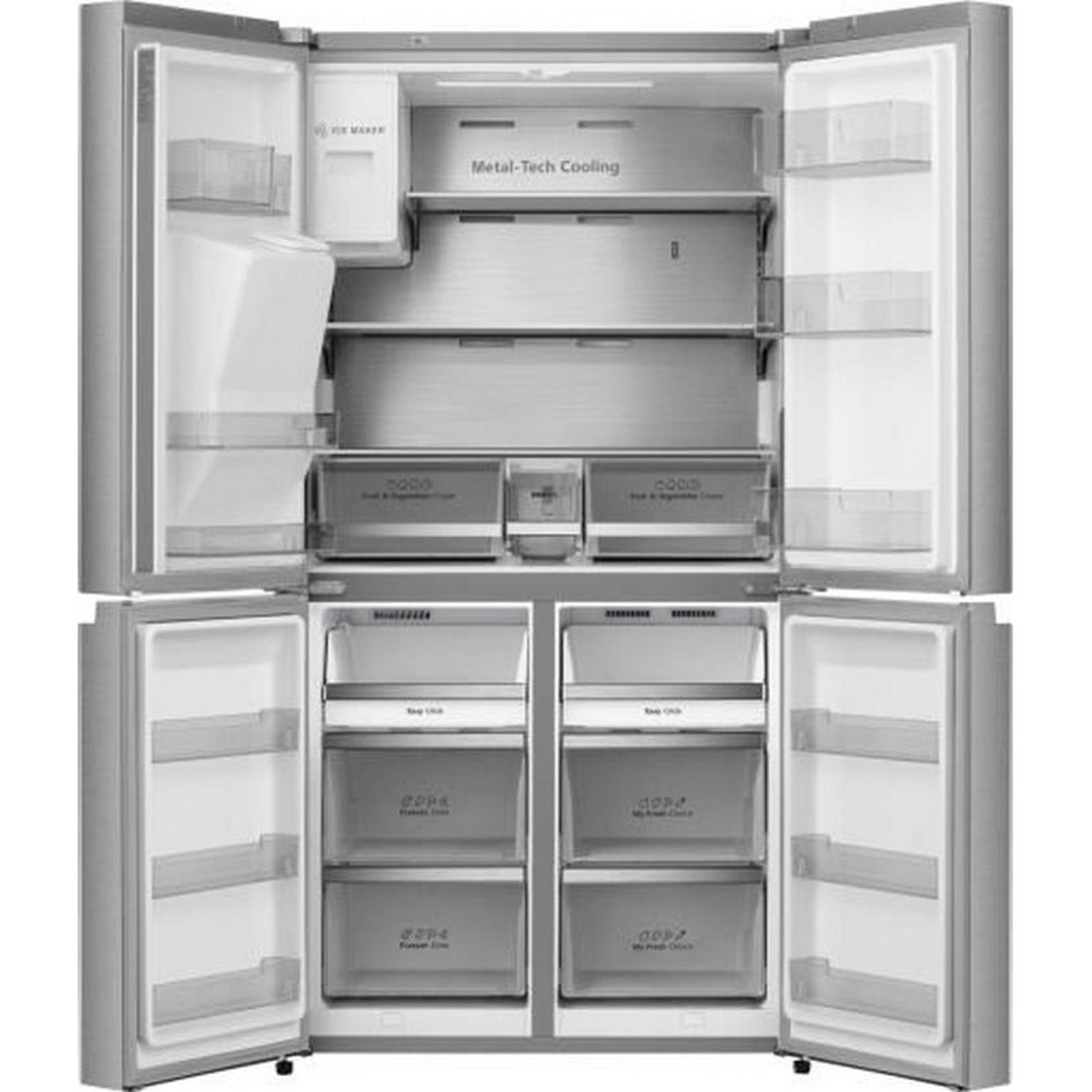 Холодильник SBS RQ760N4SASE HISENSE Холодильник SBS RQ760N4SASE HISENSE