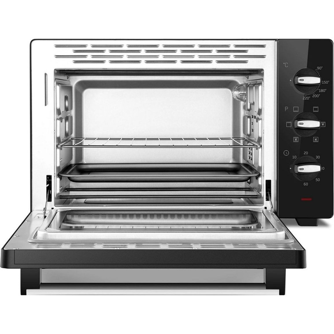 Печь электрическая BMOF38B, 38л, 1600Вт, механич., конвенция, черная Beko Печь электрическая BMOF38B, 38л, 1600Вт, механич., конвенция, черная Beko