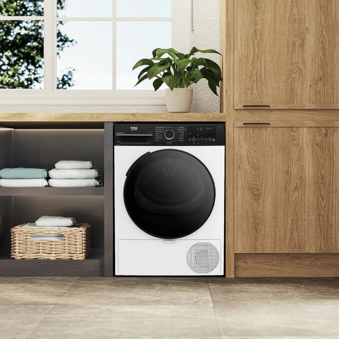Сушильная машина BM3T48239WPBB2 тепловой насос белый Beko Сушильная машина BM3T48239WPBB2 тепловой насос белый Beko
