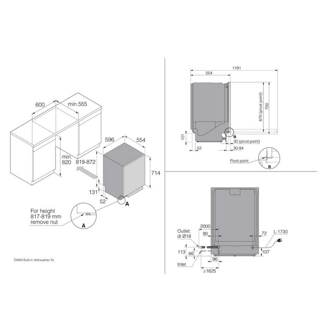 Посудомийна машина 60 см DFI544H/1 Asko Посудомийна машина 60 см DFI544H/1 Asko