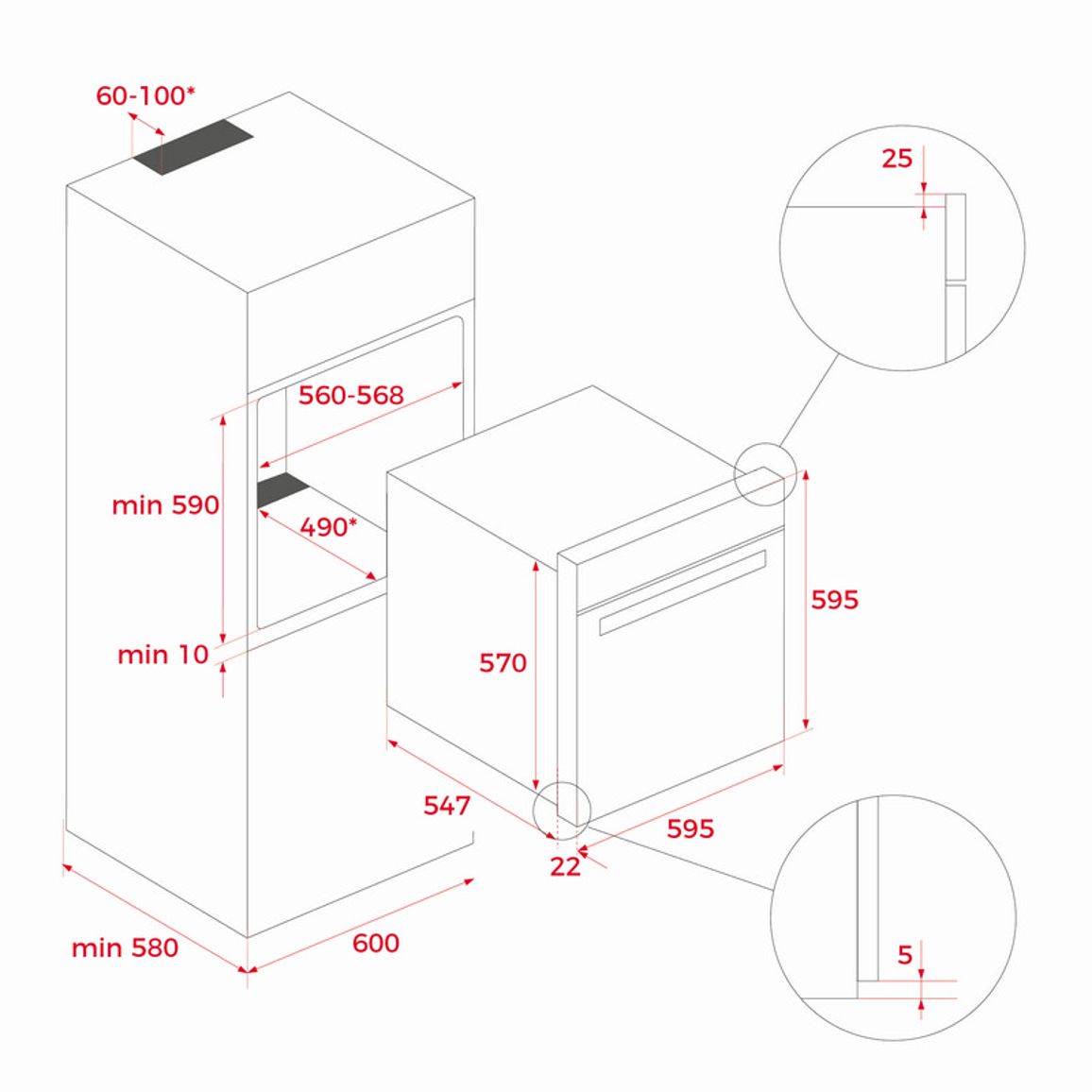 Духова шафа - пароварка HLB 8550 SC TEKA (111200001) Духова шафа - пароварка HLB 8550 SC TEKA (111200001)