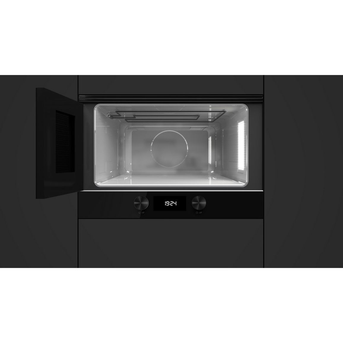 Встраиваемая микроволновка + гриль ML 8220 BIS FBK FULL BLACK TEKA (112030017) Встраиваемая микроволновка + гриль ML 8220 BIS FBK FULL BLACK TEKA (112030017)