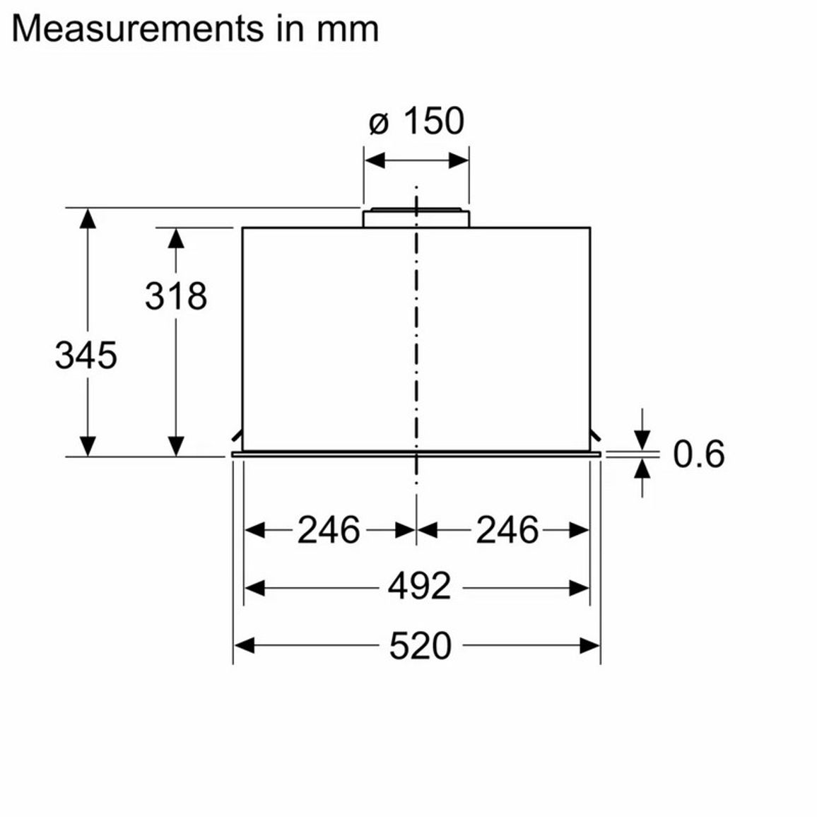 Вытяжка DLN56AC50 Bosch Вытяжка DLN56AC50 Bosch