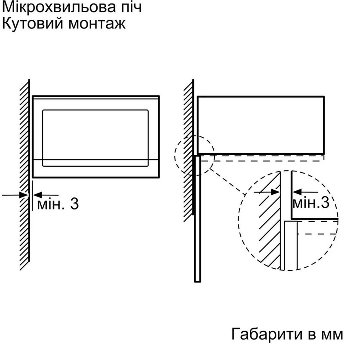 Вбудована микрохвильова піч BEL554MB2 Bosch Вбудована микрохвильова піч BEL554MB2 Bosch