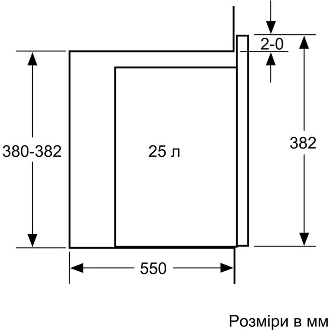 Вбудована микрохвильова піч BEL554MB2 Bosch Вбудована микрохвильова піч BEL554MB2 Bosch