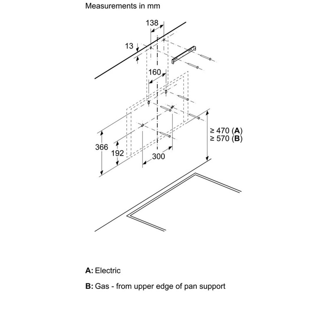 Настенная вытяжка черная DWK67PJ60T Bosch