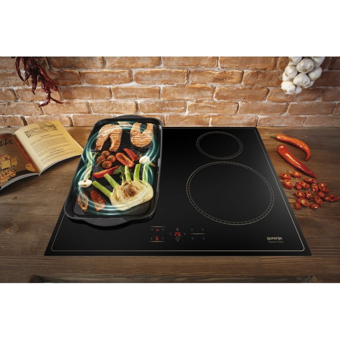 Индукционная варочная поверхность GI6421CLBSC Gorenje Индукционная варочная поверхность GI6421CLBSC Gorenje