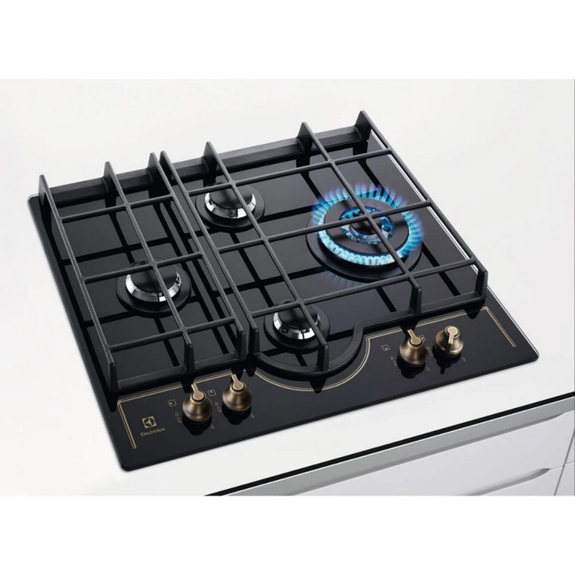 Газовая варочная поверхность GPE363RBK Rococo, черный Electrolux Газовая варочная поверхность GPE363RBK Rococo, черный Electrolux