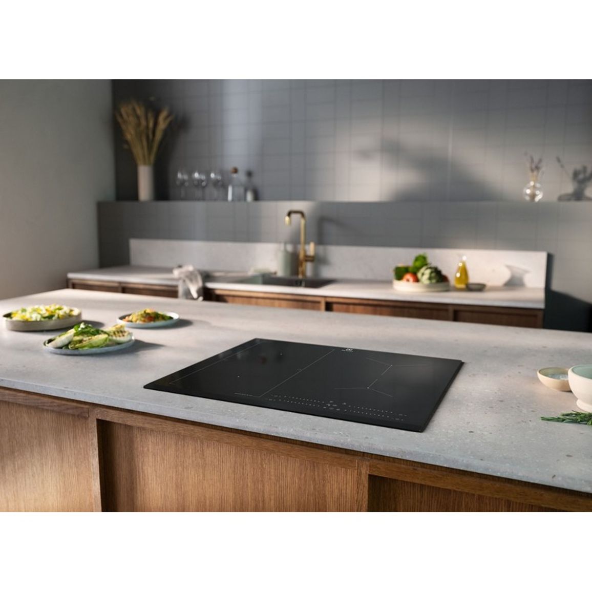 Індукційна варильна поверхня EIS67453 Hob2Hood, чорний Electrolux Індукційна варильна поверхня EIS67453 Hob2Hood, чорний Electrolux