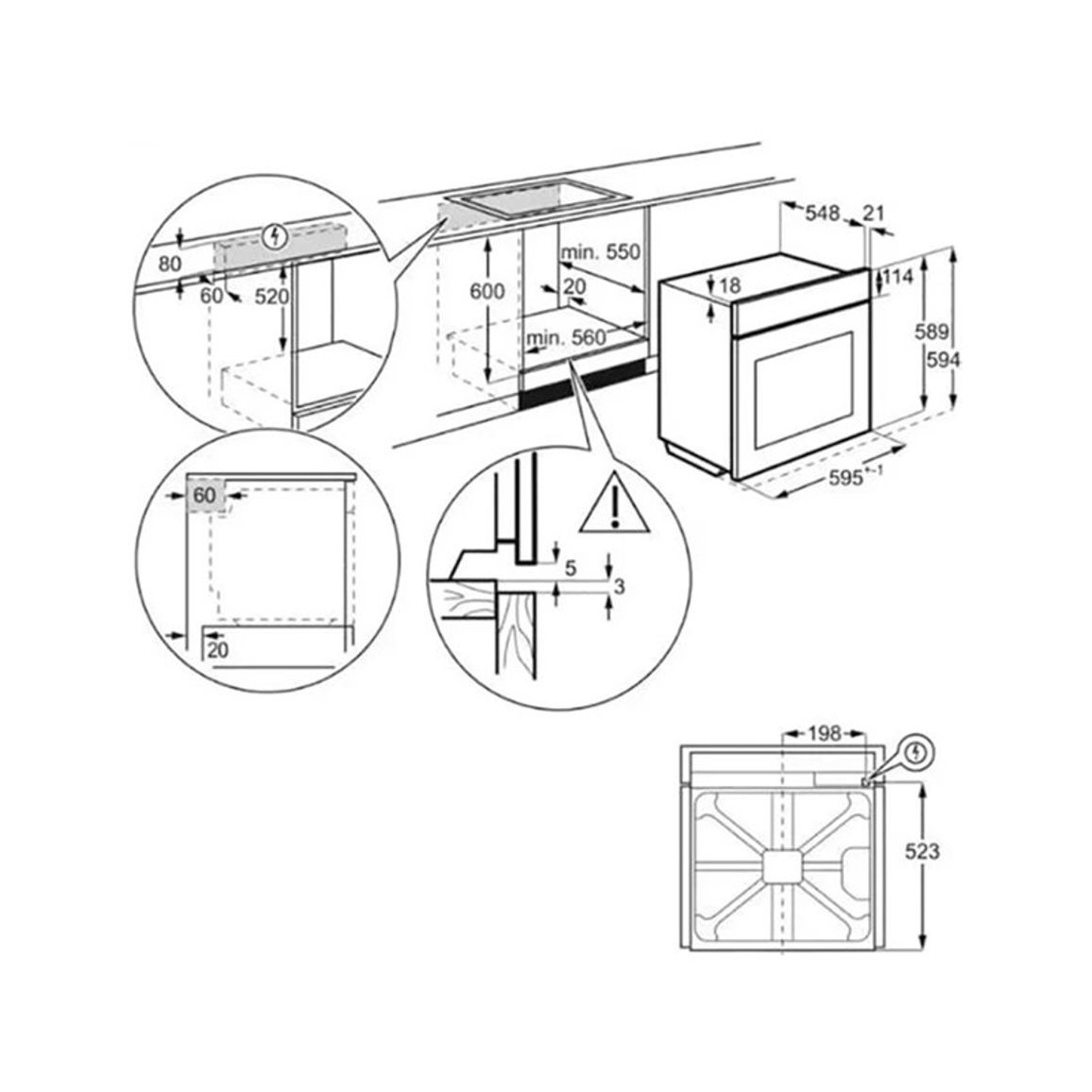 Духова шафа EOA5220FOV Rococo , шампань Electrolux Духова шафа EOA5220FOV Rococo , шампань Electrolux