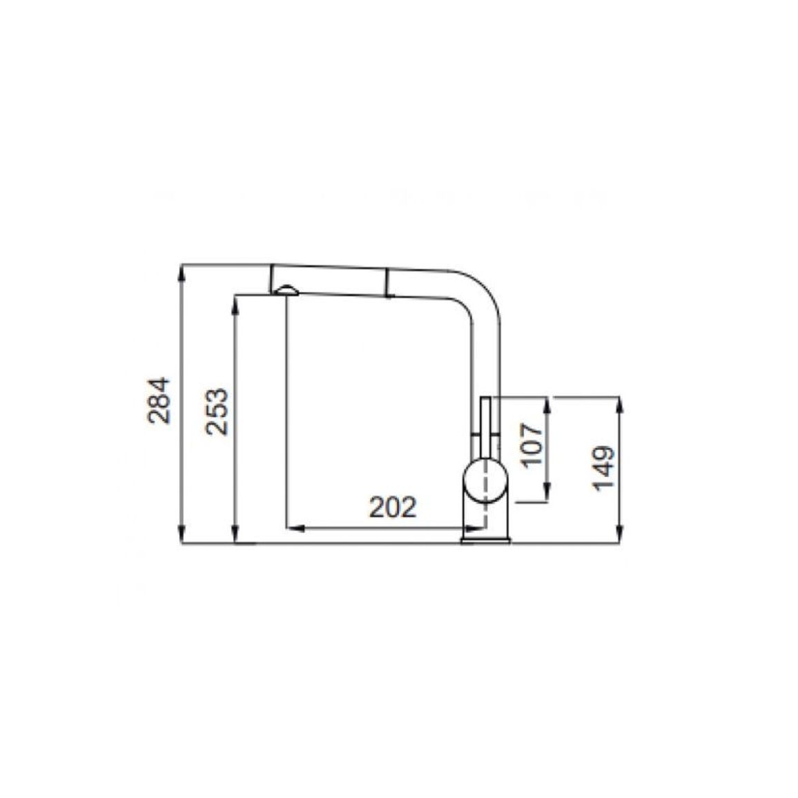 Смеситель ALUNA PLUS BLACK 86 ELLECI Смеситель ALUNA PLUS BLACK 86 ELLECI
