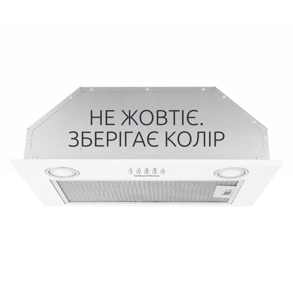 Вытяжка встраиваемая BLOW S WH A/60/PB белая INTERLINE