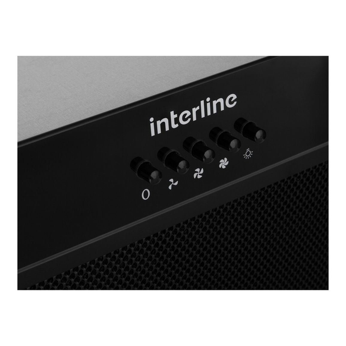 Вытяжка встраиваемая LINE S BL A/60 GL/PB черное стекло INTERLINE Вытяжка встраиваемая LINE S BL A/60 GL/PB черное стекло INTERLINE