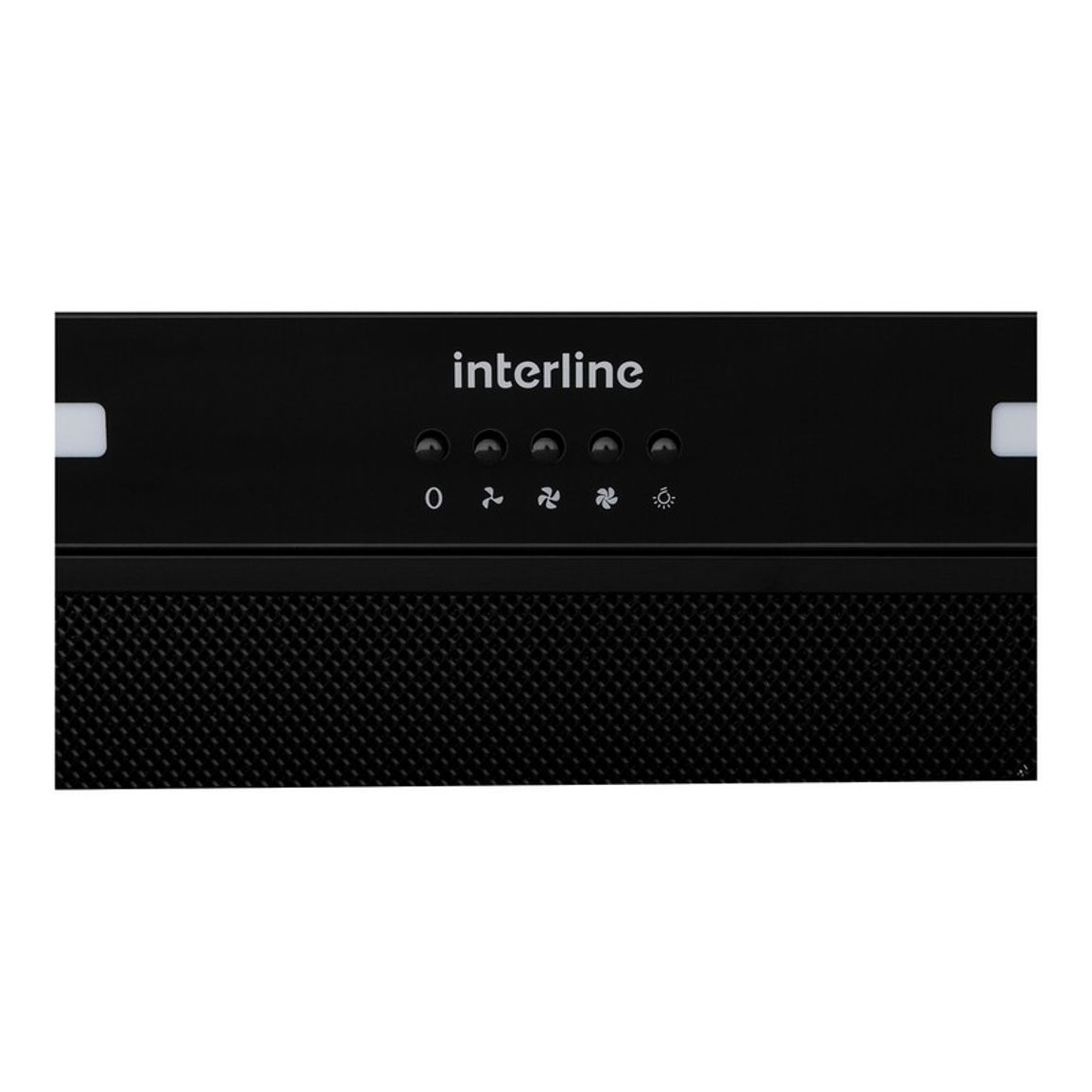 Вытяжка встраиваемая LINE S BL A/60 GL/PB черное стекло INTERLINE Вытяжка встраиваемая LINE S BL A/60 GL/PB черное стекло INTERLINE