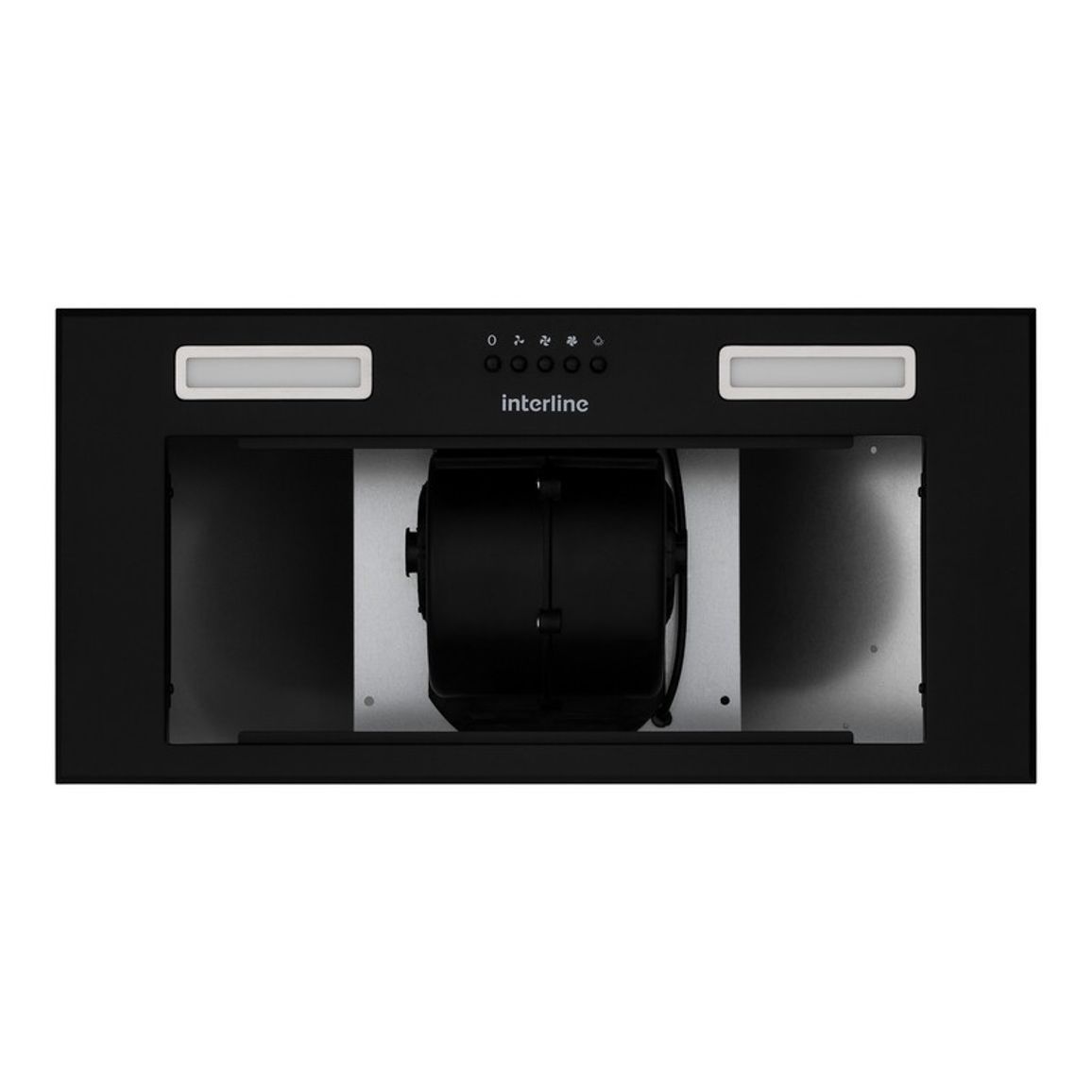 Вытяжка встроенная SMART S BL A/60/T черная INTERLINE Вытяжка встроенная SMART S BL A/60/T черная INTERLINE