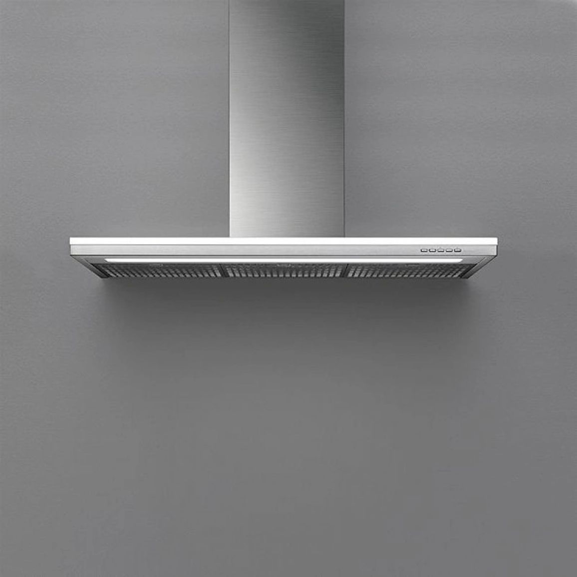Витяжка острівна LUMEN IS 90 IX 800 WHITE (CLUI90.E0P1#NEUI491F) Falmec