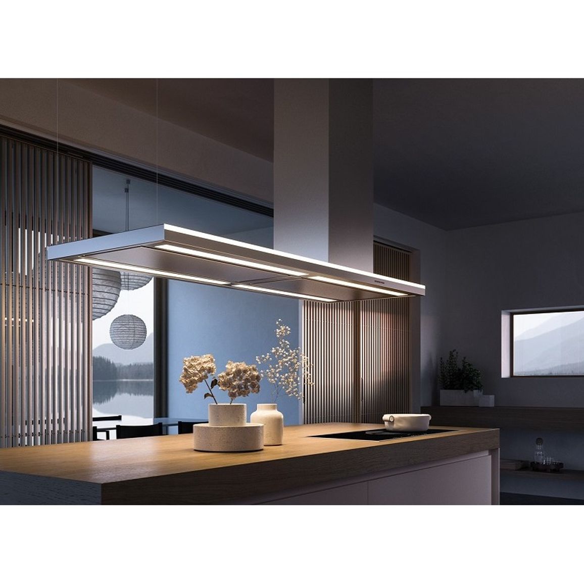 Витяжка острівна LUMEN IS.175 IX 800 RIGHT (CLUI75.E4P2#NEUI490F) Falmec