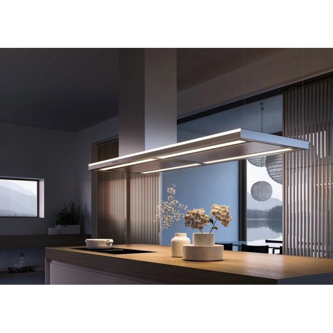 Витяжка острівна LUMEN IS.175 IX 800 LEFT (CLUI75.E5P2#NEUI490F) Falmec