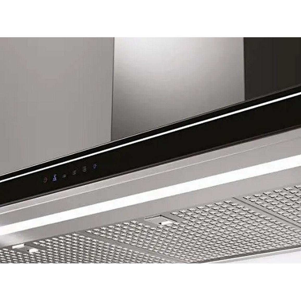 Витяжка острівна LUCE IS 90 BLACK GLASS 800 (CLHI90.00P6#ZZZN491F) Falmec