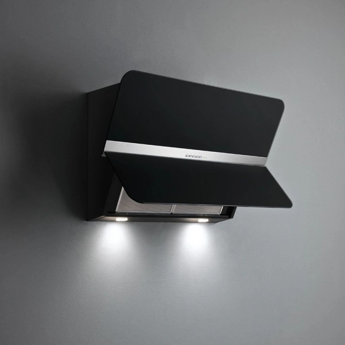 Витяжка пристінна FLIPPER 55 SATIN BLACK 800 (CFPN55.E0P2#ZZZQ491F) Falmec