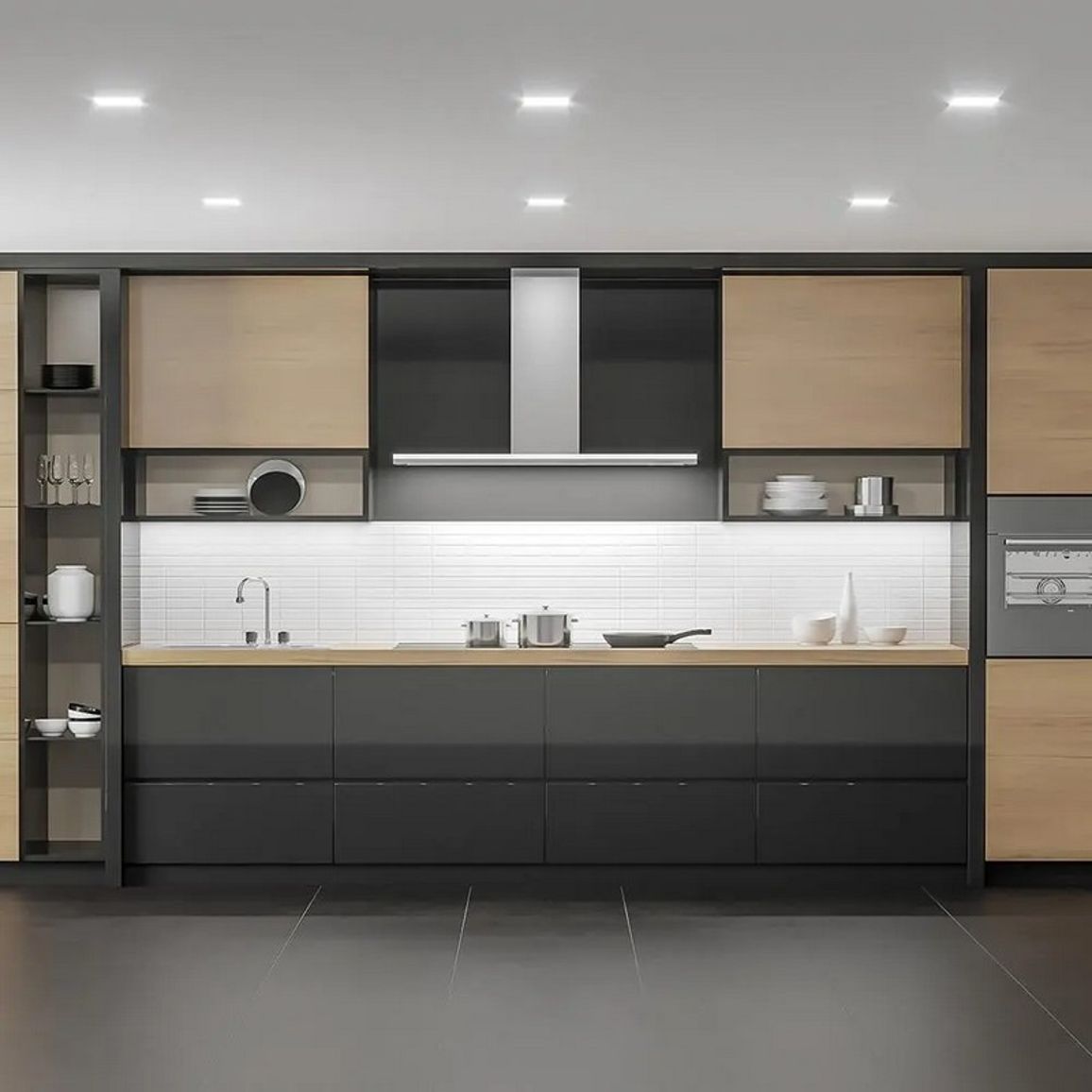 Витяжка пристінна LUMEN 120 IX 800 WHITE (CLUN20.E0P1#NEUI491F) Falmec