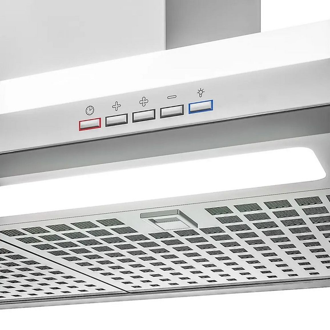 Витяжка пристінна LUMEN 120 IX 800 WHITE (CLUN20.E0P1#NEUI491F) Falmec