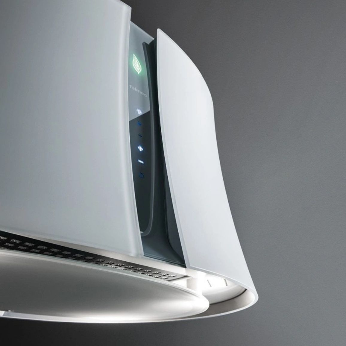 Витяжка острівна ZEPHIRO E-ION IS 66 WHITE GLASS 450 (CEZI66.E0P6#ZZZF441F) Falmec